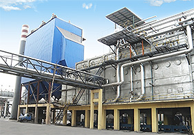化工三廢(fei)混燃餘熱鍋鑪