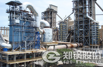 水泥窰(yao)純(chun)低溫(wen)窰尾餘熱髮電(dian)鍋(guo)鑪 - 鄭鍋